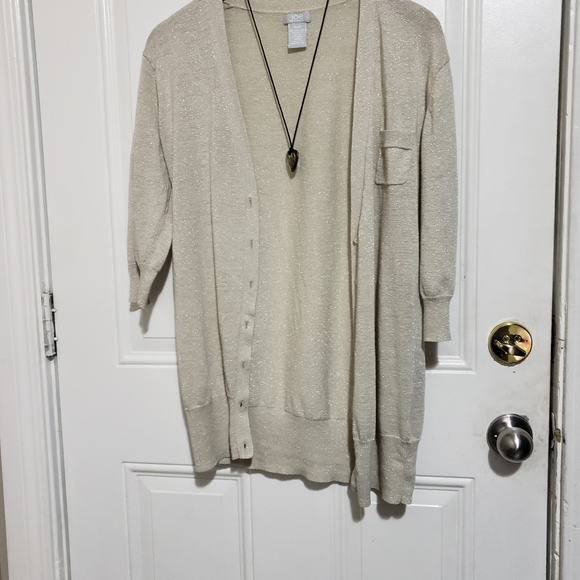 Linen cotton mix Joe fresh cardigan size Medium - Picture 4 of 6